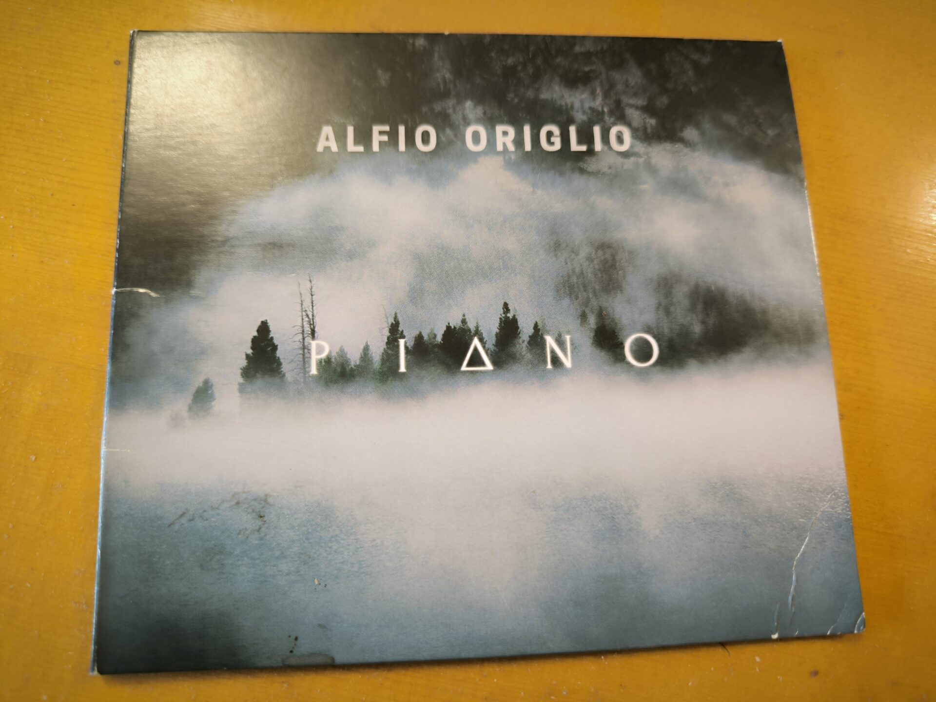 pochette disque piano solo Alfio Origlio