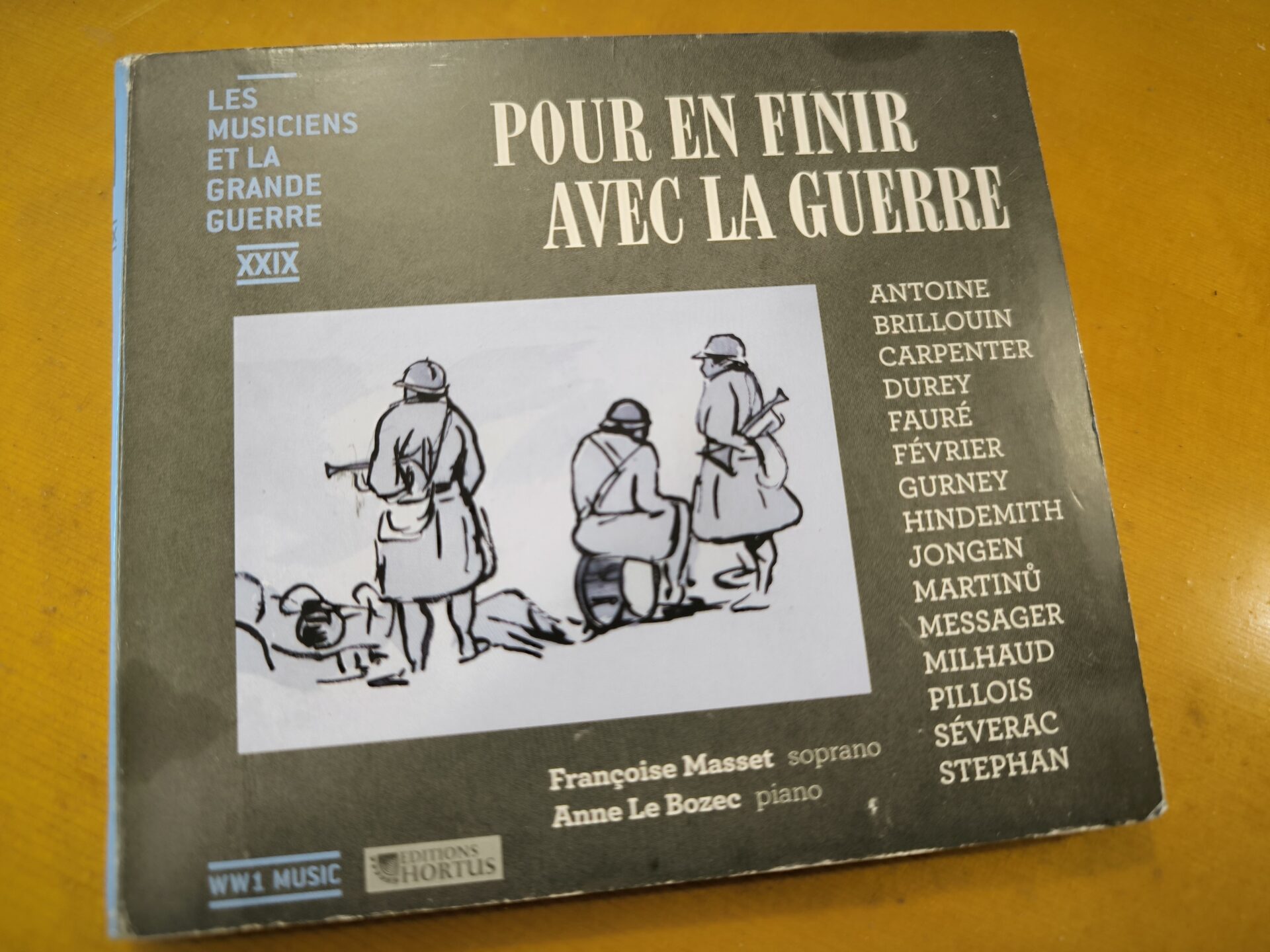 pochette disque Pour en finir avec la Guerre