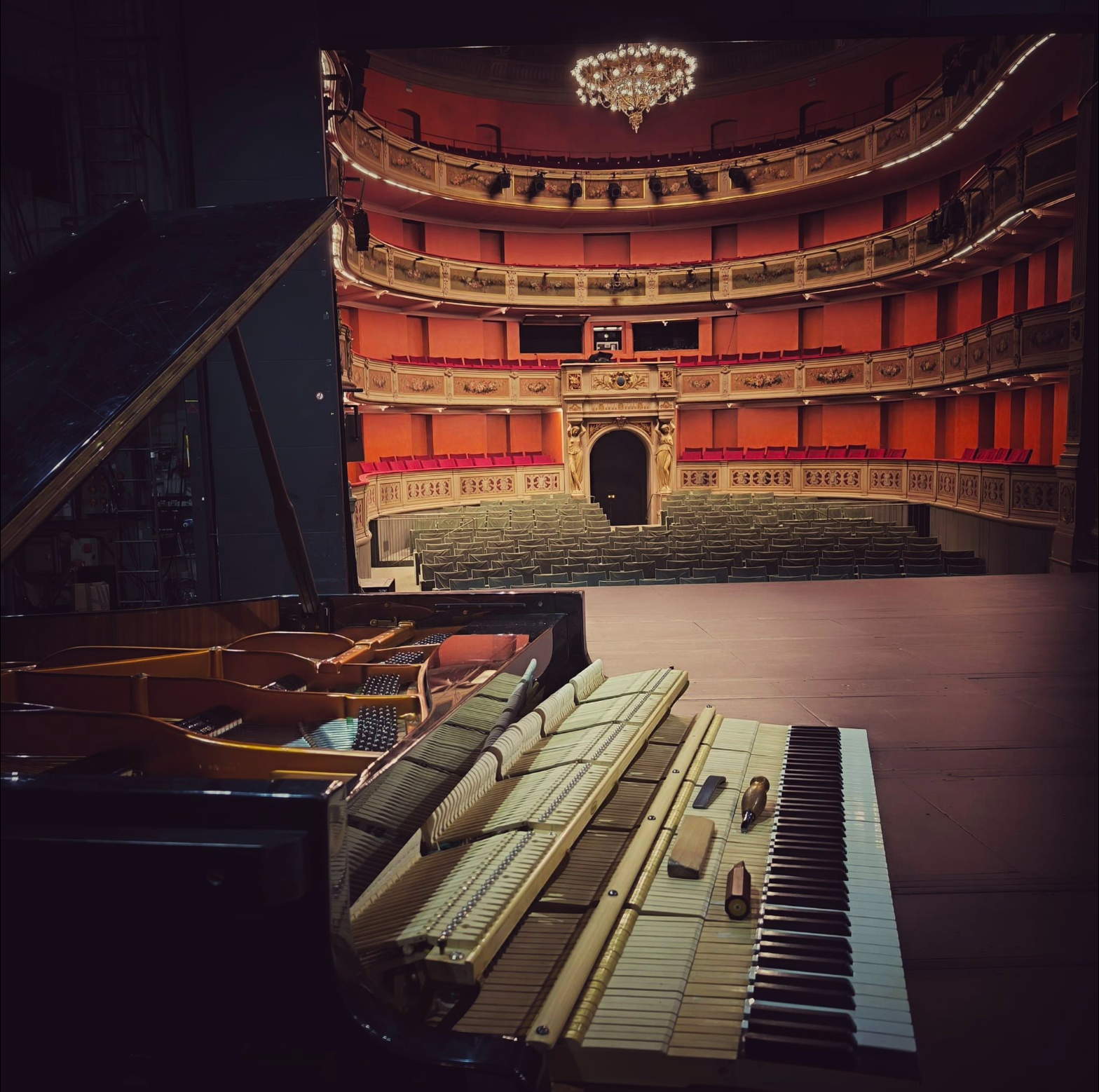 piano à queue de concert Bösendorfer théâtre Charles Dullin Chambéry